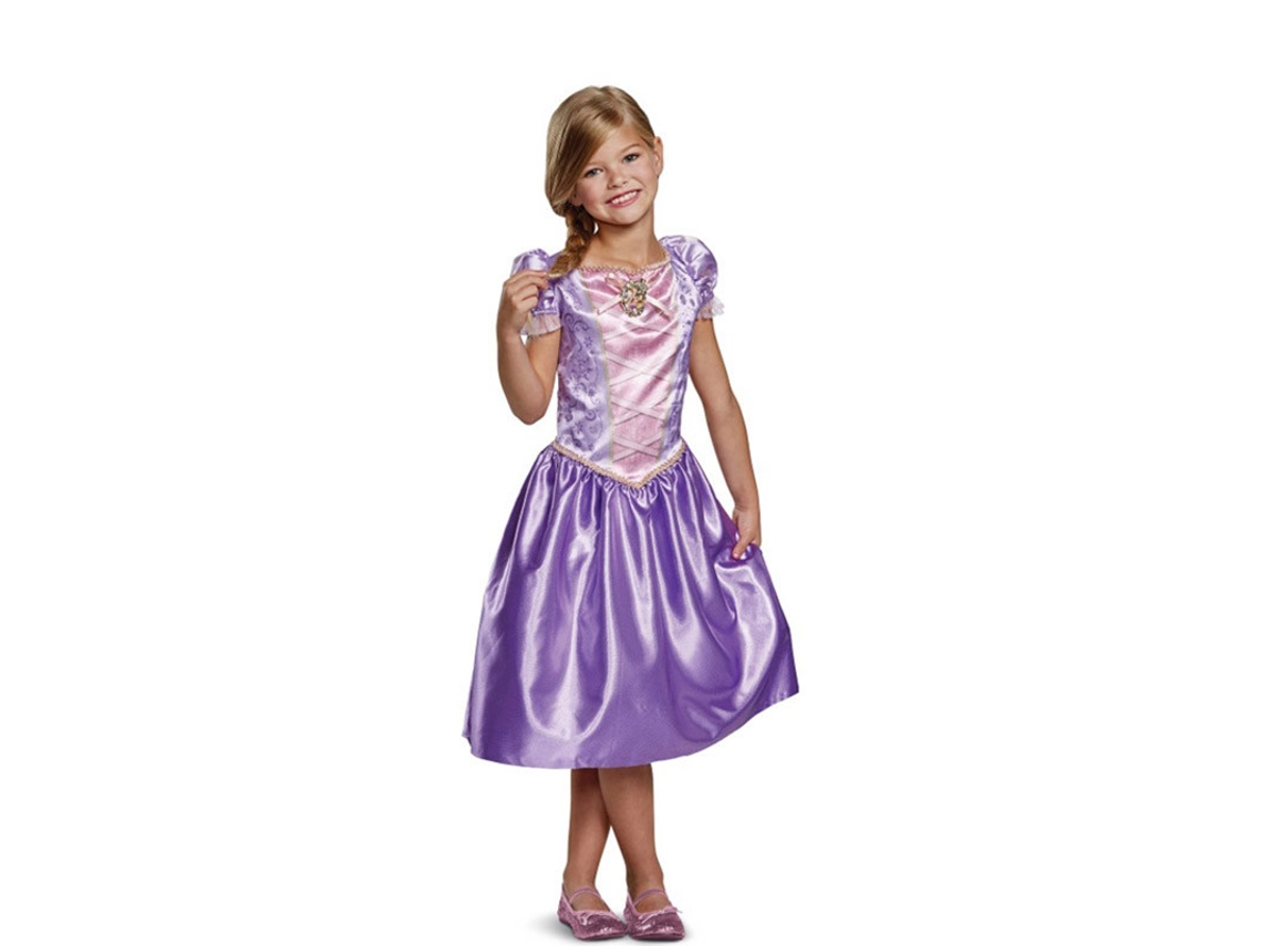 Disfraz de Niña LIRAGRAM ESPAÑA Princesa Rapunzel Clásico  (5 - 6 años)