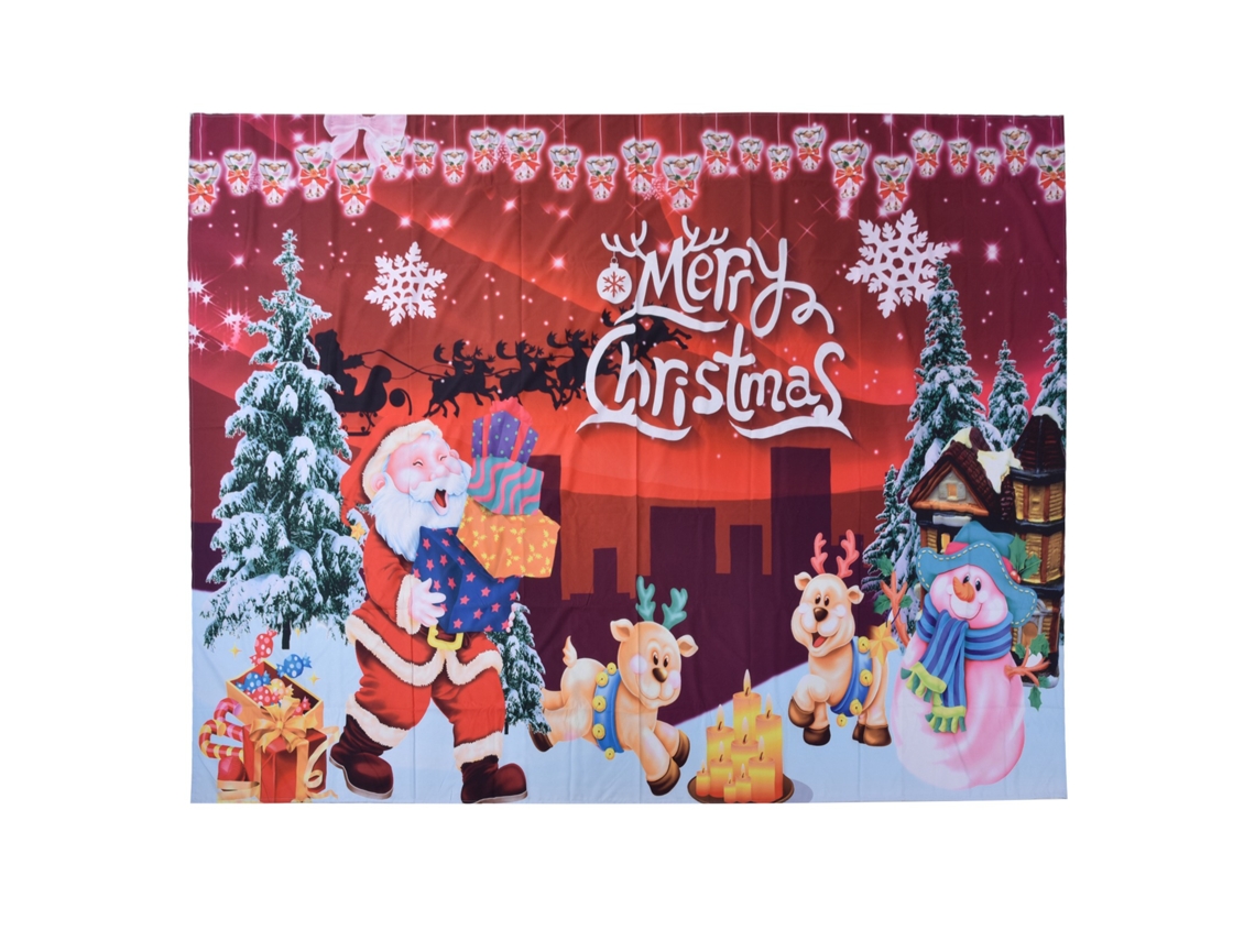 Tapiz de fibra de poliéster Elfo navideño 230x180cm