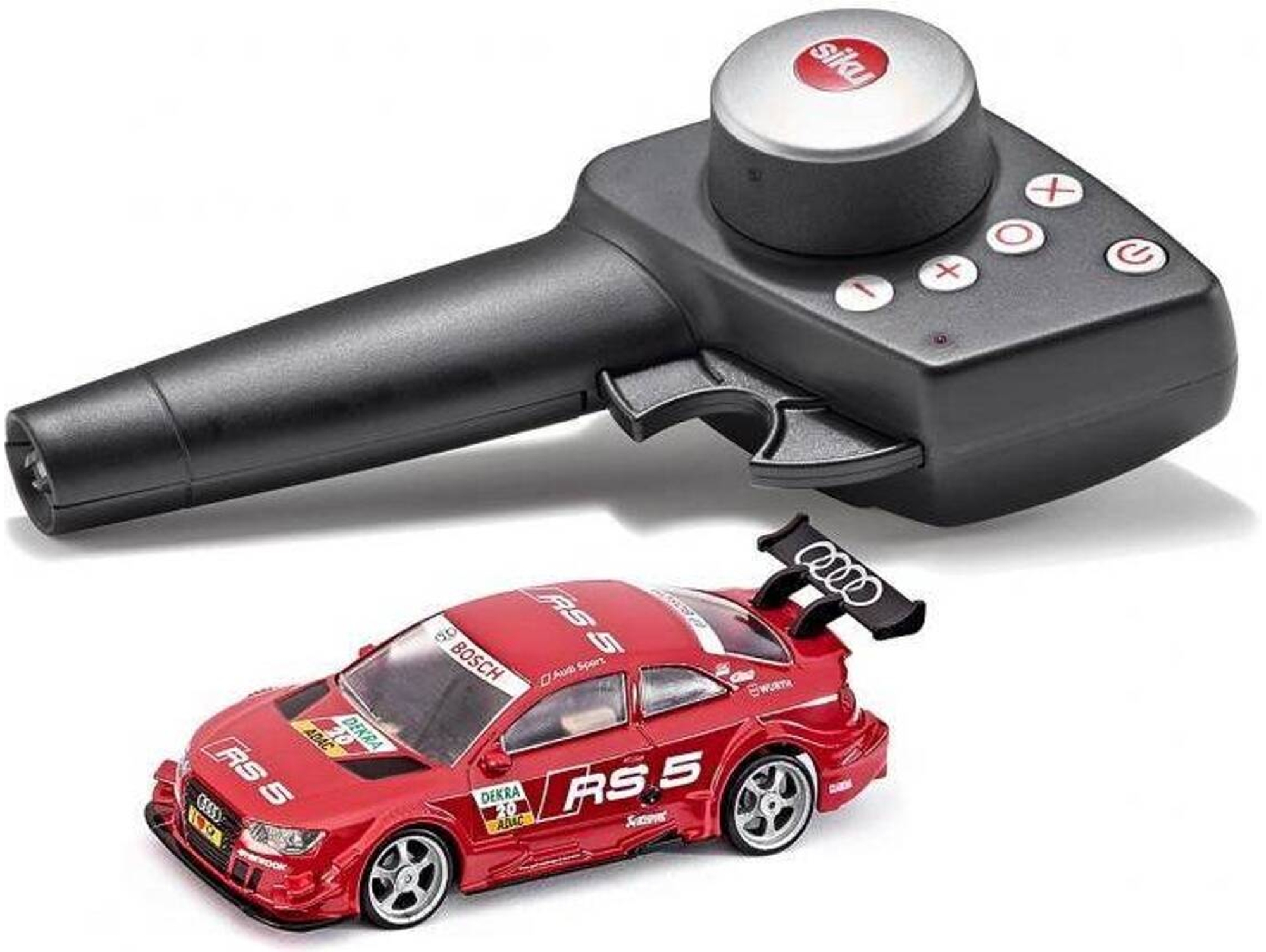 Coche Teledirigido SIKU Audi RS 5 DTM (Rojo - Edad Mínima: 3 - Hasta: 2 m/sec - Alcance: 10 m)
