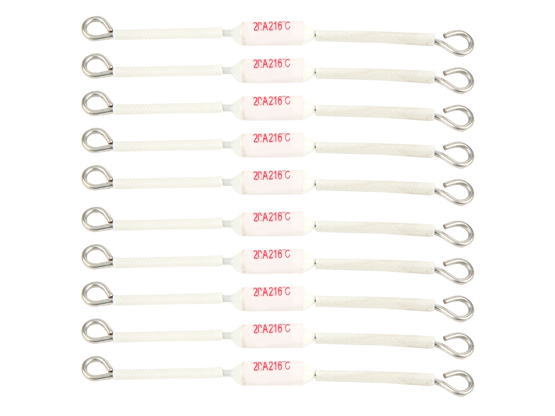 10 Piezas Fusible Cerámico 250v 20a Pieza Eléctrica Industrial Terminal De Cableado Bloque
