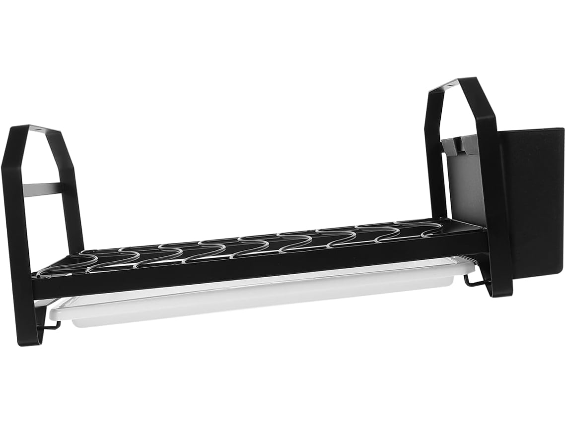 Escurridor De Platos Con Un Soporte Para Utensilios En El Lateral También Puede Usar Este Guardar Sus Encimera