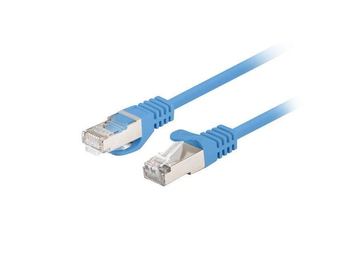 Cable de conexión FTP Lanberg Cat.6 de 1 m (paquete de 10) con certificación Fluke azul 5901969436327 Aucune
