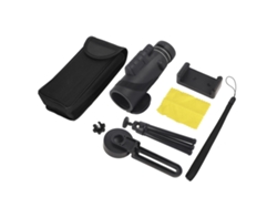 Telescopio Monocular Con Zoom 8x, Enfoque Manual, Visión Nocturna Y Lente Compatible Con Teléfonos Móviles.