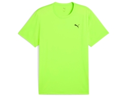 Camiseta Puma Ess Solid Cat Fluo Green XL para hombre: estilo y comodidad
