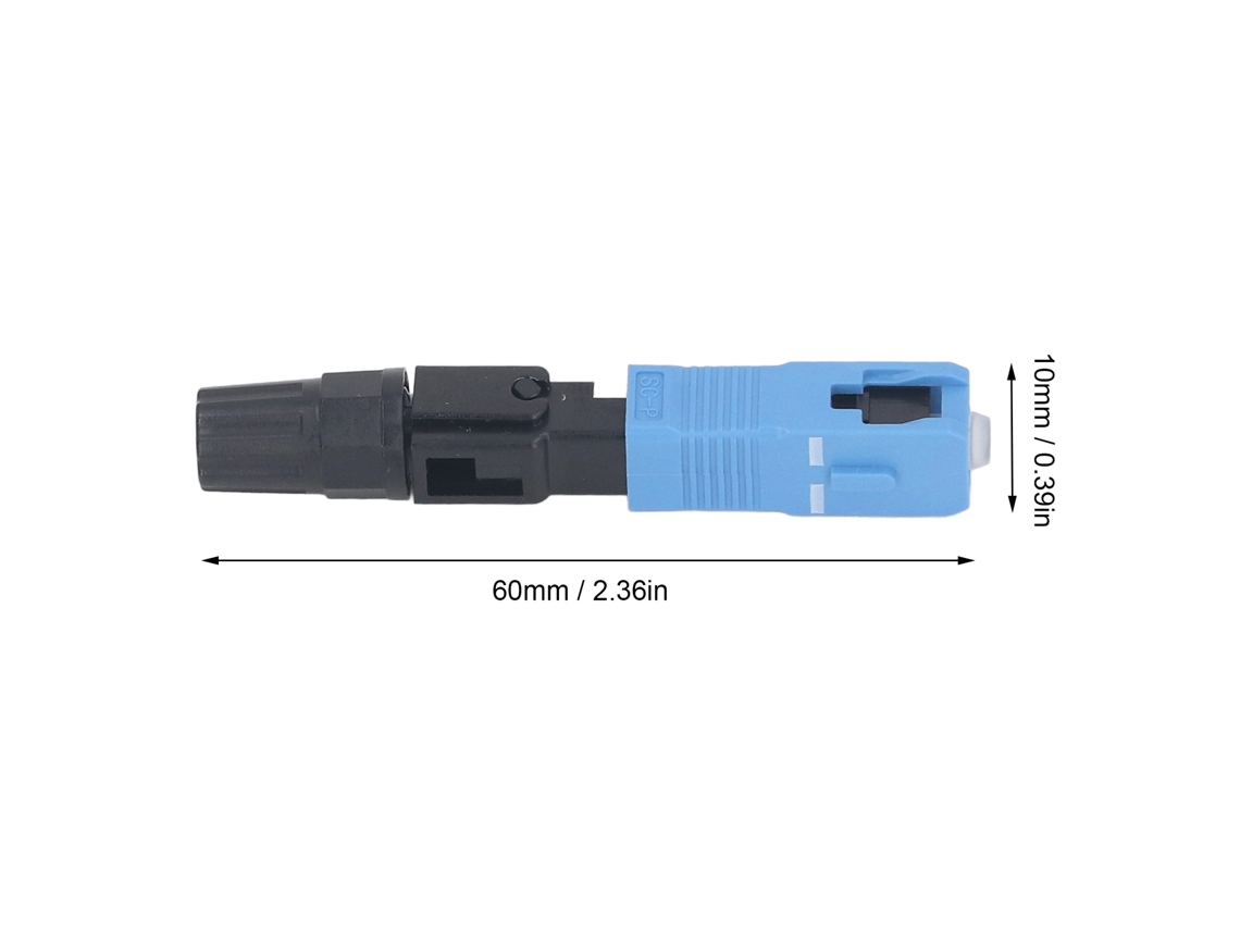 Omni-kit De 100 Conectores Ópticos Embutidos Adaptador Rápido Frío Sc Upc Grado Telecomunicaciones