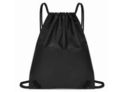 Mochila Oxford impermeable con cordón y bolsillo con cremallera.