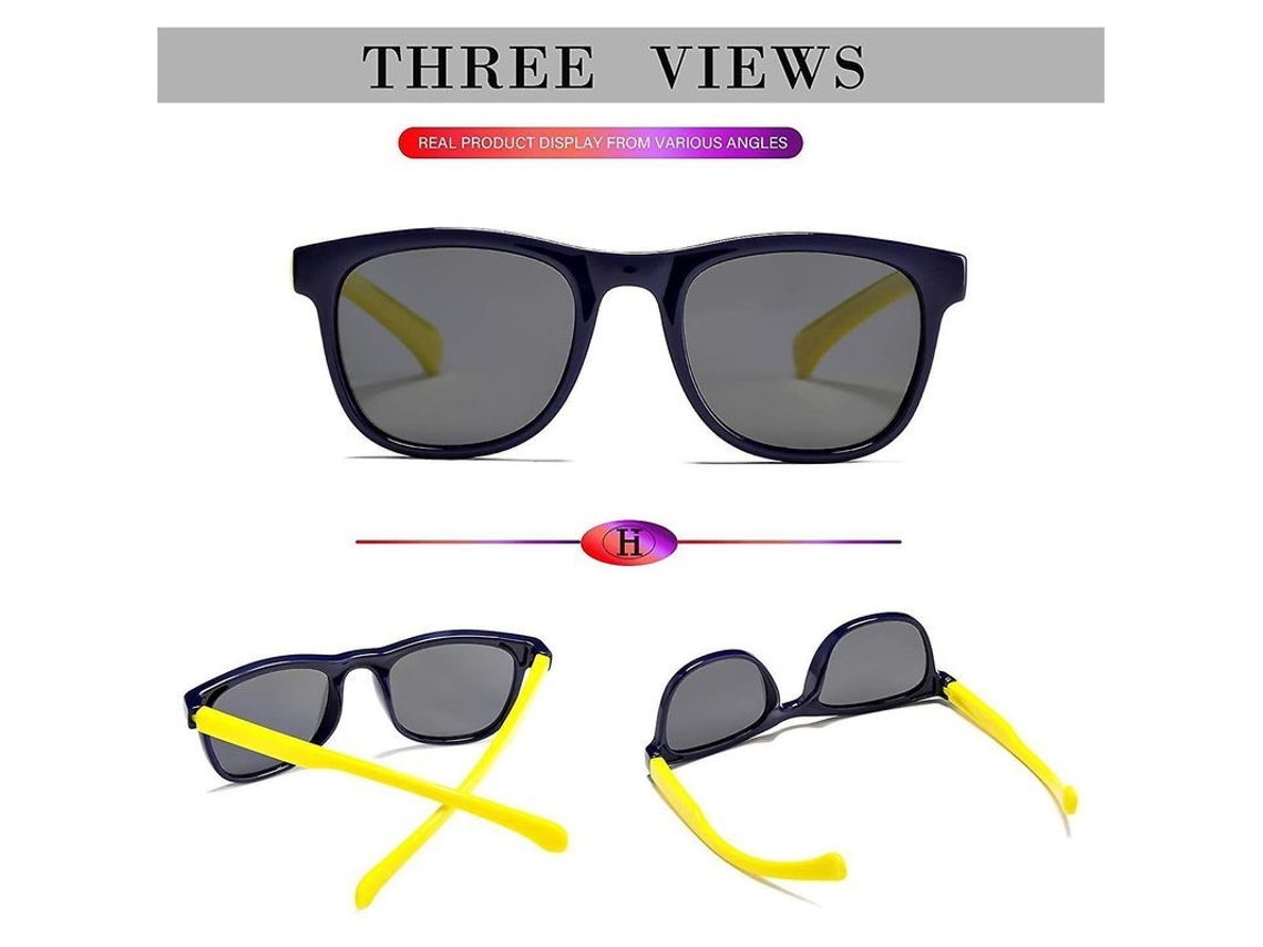 2026-gafas De Sol Infantiles Con Marco Flexible Tpee Y Protección Uv100% Polarizadas Para Niños 3-10 Años