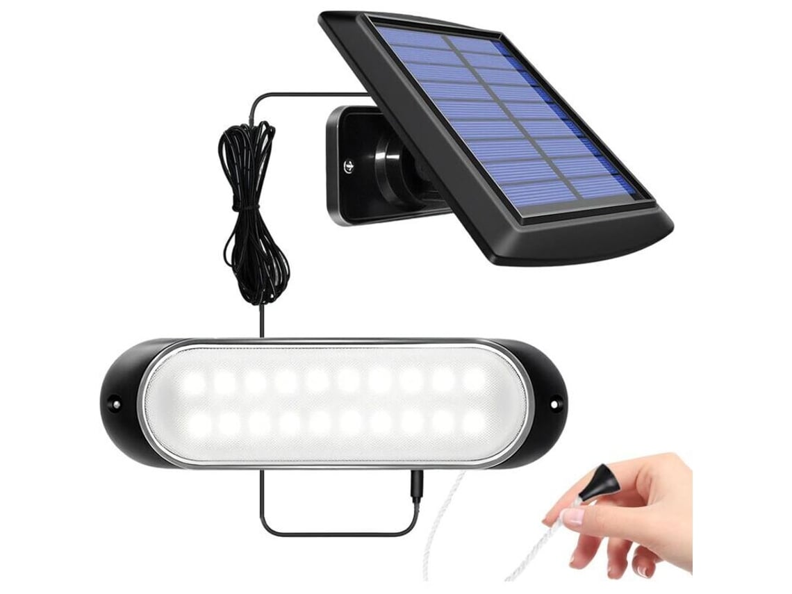 Lámpara Colgante Solar Impermeable Para Uso Interior/exterior, Con
