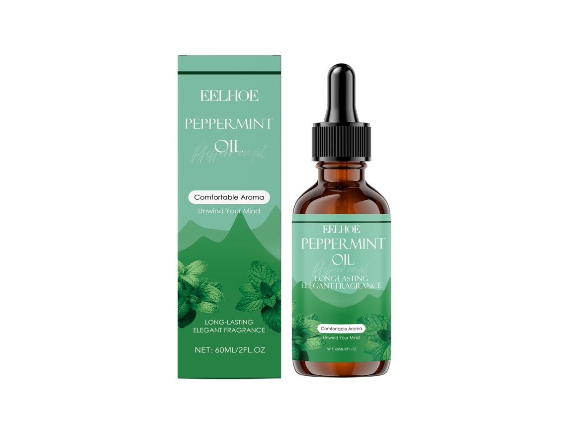 Aceite esencial aromático calmante de menta
