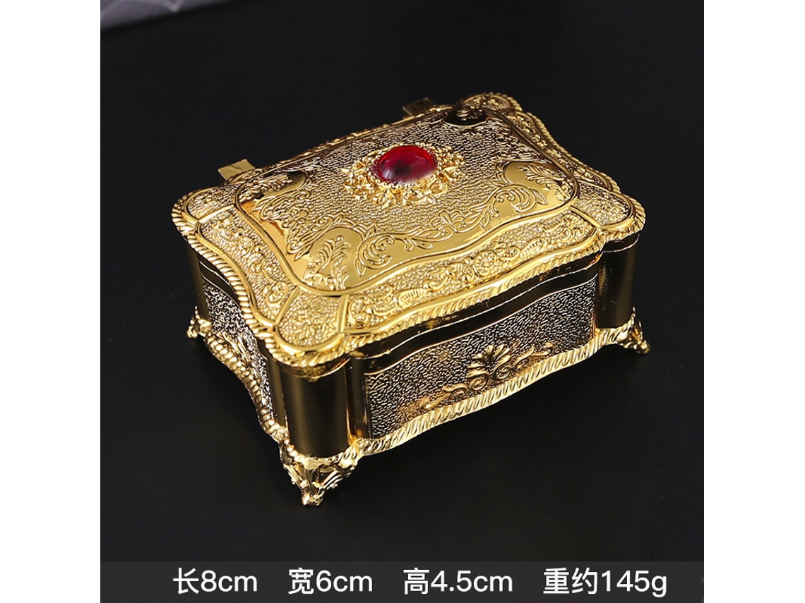 (oro) Joyero De Rubíes, Joyero Para Anillos De Diamantes Y Joyero De Perlas.