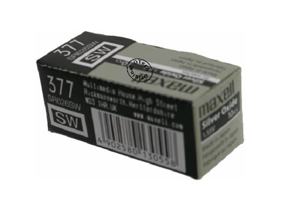 Juego de 10 Pilas OTECH Maxell para SWATCH SKIN CHRONO