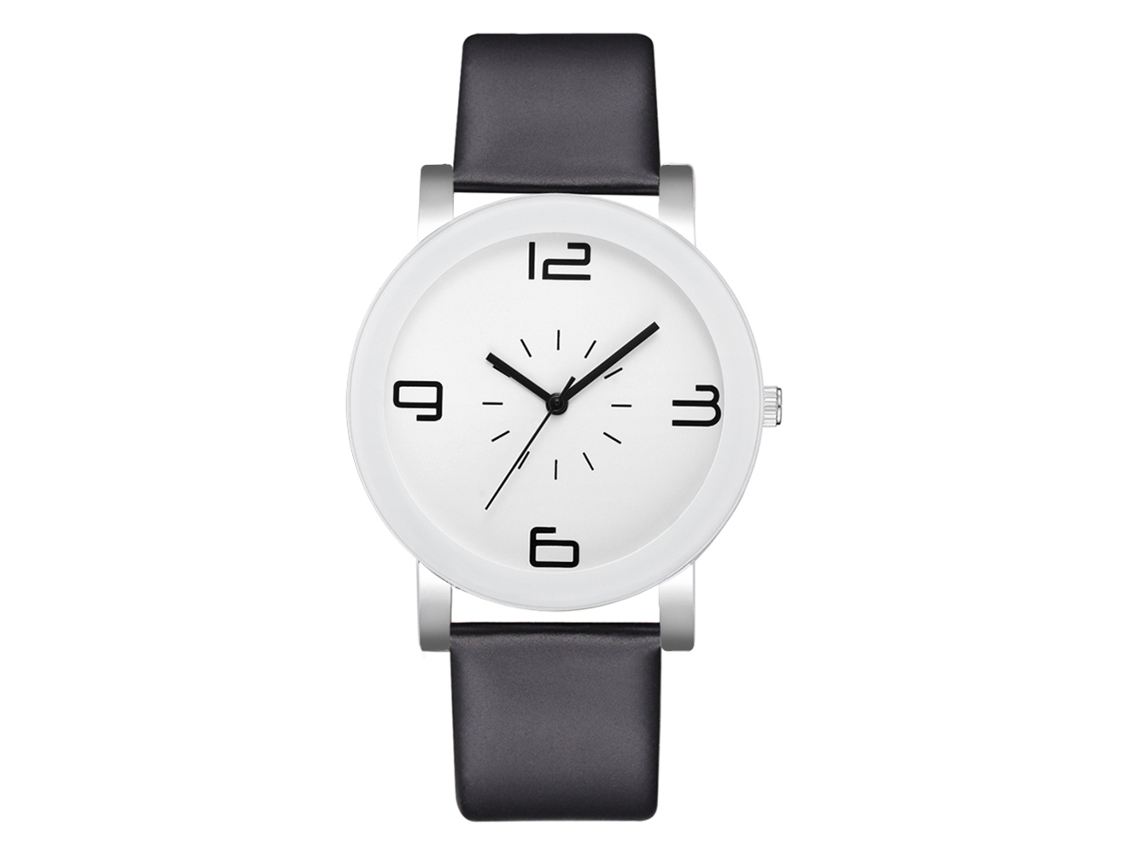 Reloj De Pulsera Analógico De Aleación Con Esfera Redonda, Movimiento De Cuarzo, Para Hombre Y Mujer.