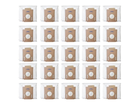 Pacote com 25 sacos de pó a vácuo para ecovacs deebot ozmo t8 & t8 aivi robot