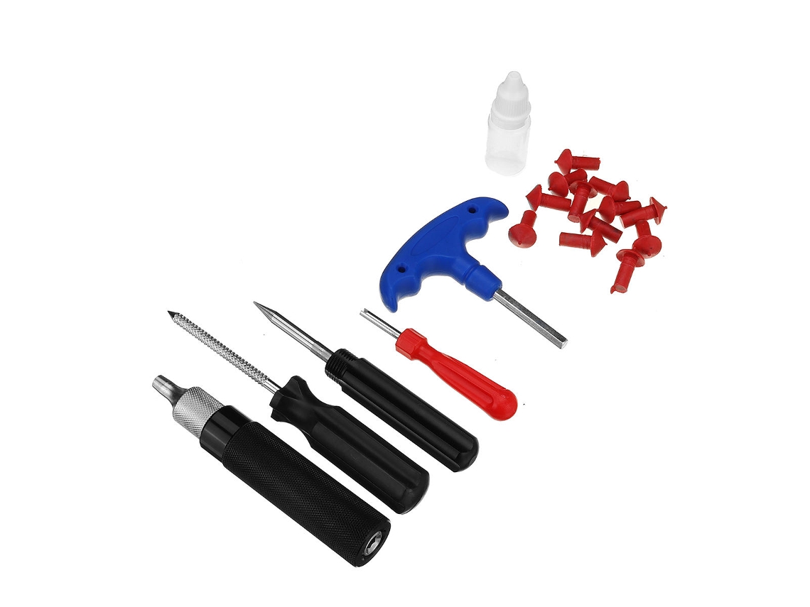 Kit De 5 Herramientas Para Reparar Neumáticos De Motocicleta, Bicicleta Eléctrica Y Bicicleta.