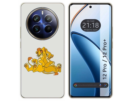 Funda Diseño Leones para Realme 12 Pro 5G / 12 Pro Plus 5G TUMUNDOSMARTPHONE Silicona Multicolor