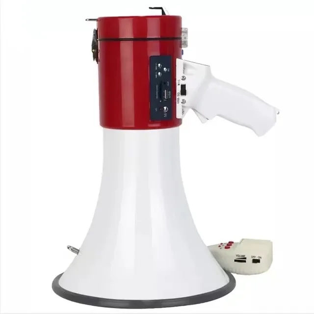 Altavoz De Carga Usb De Alta Potencia (rojo), Altavoz Amplificador Portátil De 50 W.
