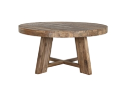 Mesa de comedor redonda de teca reciclada ALEXANDRA HOUSE LIVING (160x160x78cm)