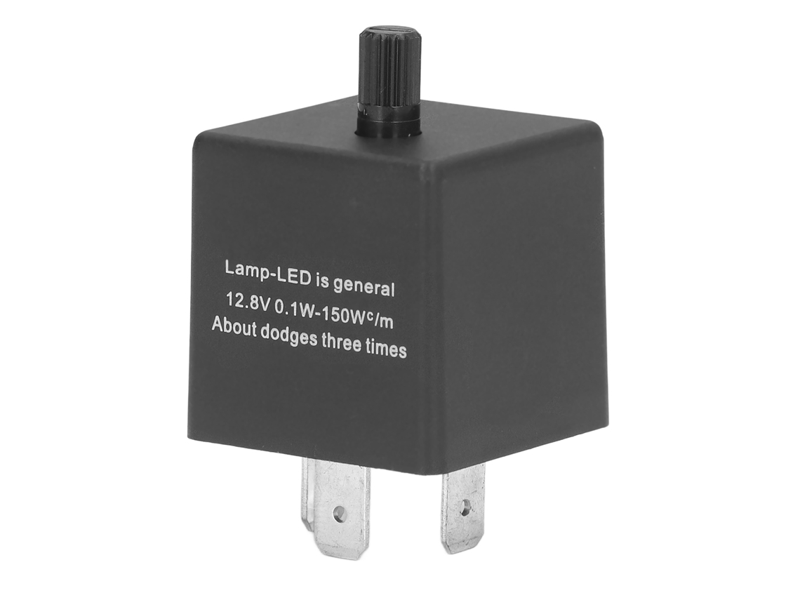 Relé Intermitente Led Ajustable, Abs, Portátil, Impermeable, De 3 Pines, Para Coche, 12v 10a Cf13 Kt