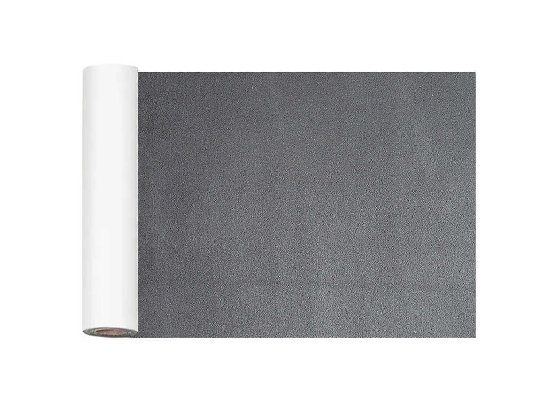 Rollo de tela de ante autoadhesiva de 30 x 140 cm, ideal para tapizar muebles y reparar sofás. Mdug (gris oscuro).