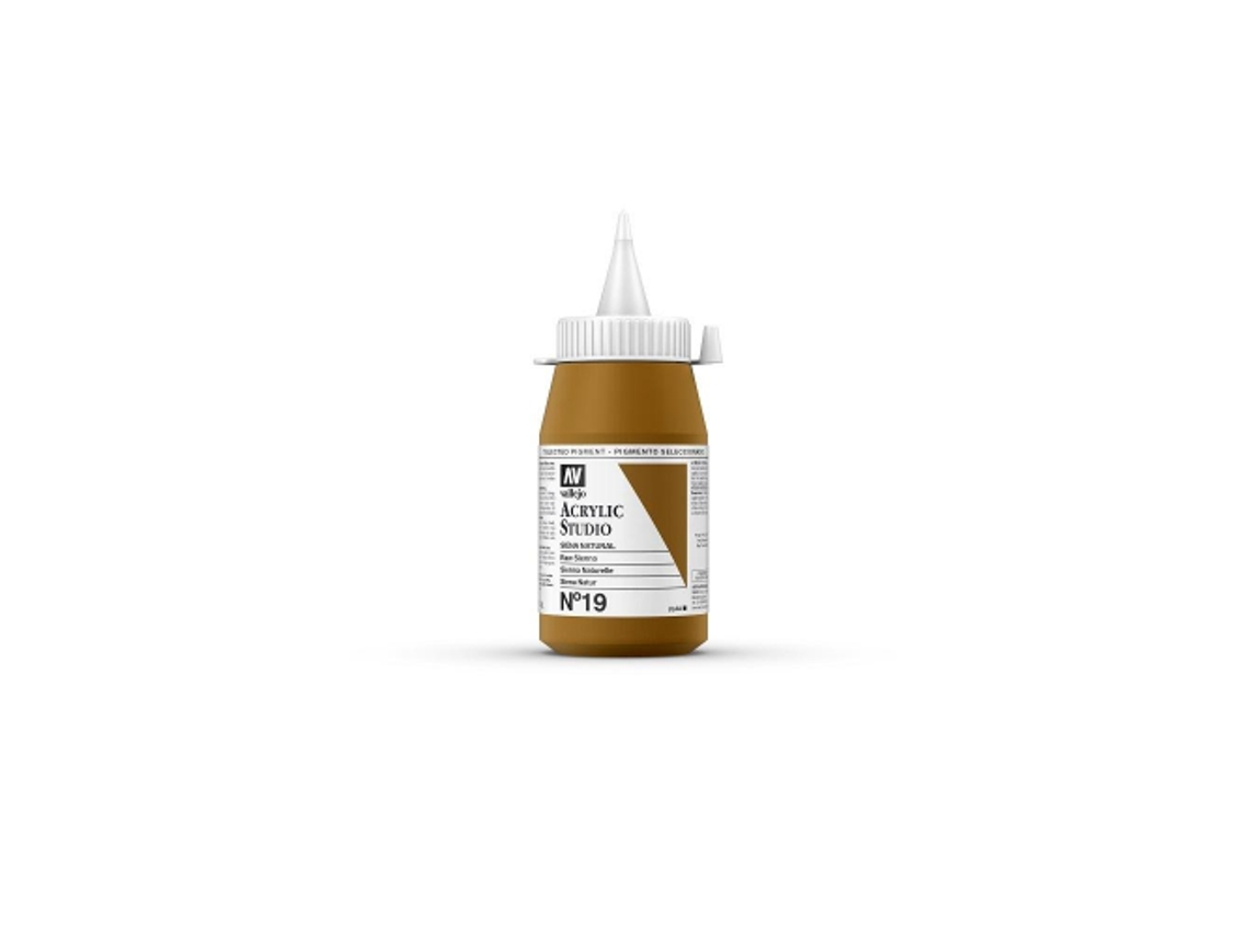 Pintura Acrilica Vallejo Studio 500 Ml (19 Siena Natural)