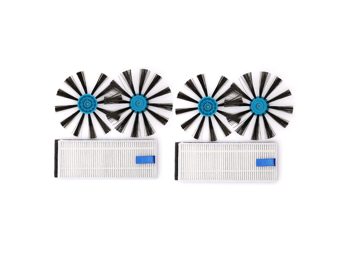 Para bissell ev675 peças de robô varredor escova lateral filtro acessório
