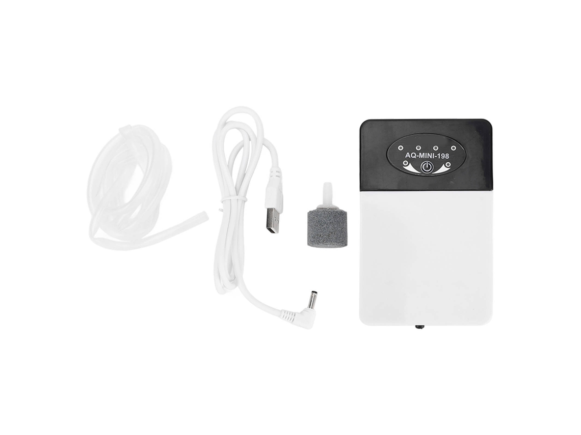 Minibomba De Oxígeno Usb Silenciosa Para Acuarios Pequeños, 5v 1w, Portátil.
