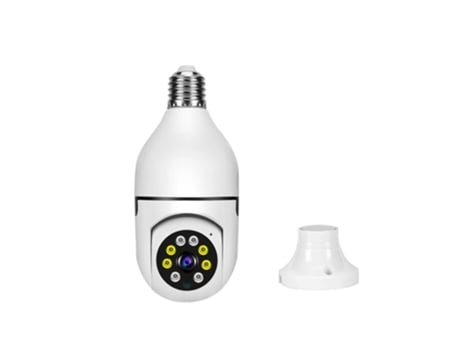 Cámara de Vigilancia Inalámbrica con Cabeza de Luz de Panorámica de 360 Grados. 1 Millón de Píxeles - 2,4G - JLTE