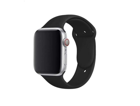 Correa Pulsera Silicona Suave para Apple Watch Series 6 44Mm Negro