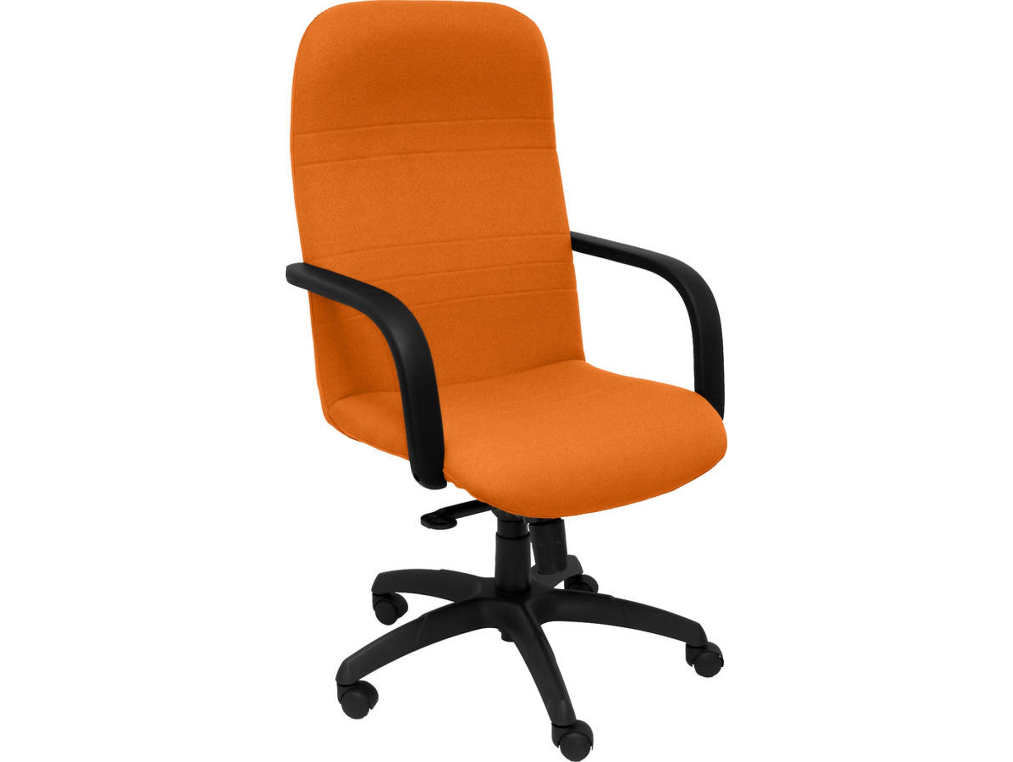 Silla de Escritorio Ejecutiva PYC Letur Naranja (Brazos Fijos - Tejido)
