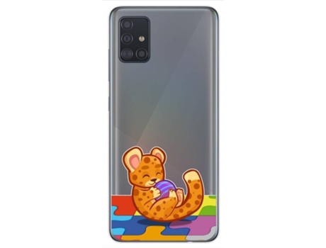 Carcasa Samsung Galaxy A51 TUMUNDOSMARTPHONE Dibujos Transparente Multicolor