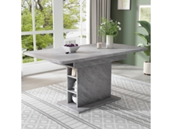 Mesa De Almacenamiento Rectangular Extensible De Hormigón