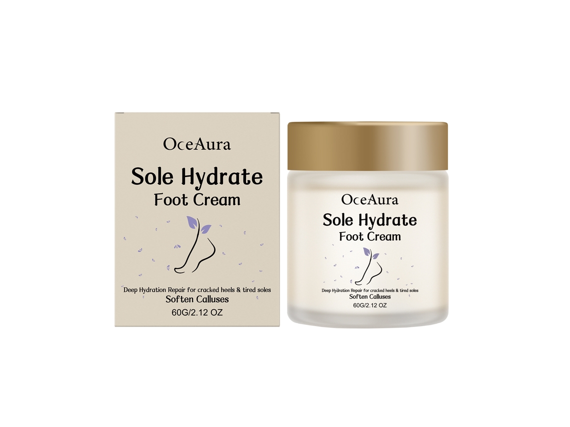 Crema hidratante nutritiva para pies de acción profunda