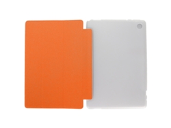 Funda ultrafina de TPU suave para tableta P25 de 10,1 pulgadas, color naranja y dorado claro