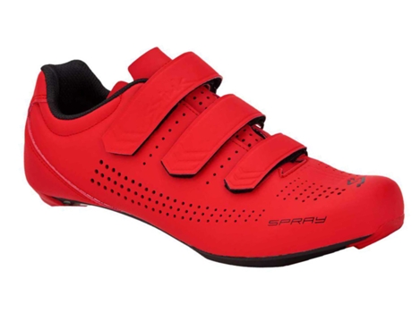 Zapatillas para Unisex SPIUK SPORTLINE zapatilla pray road Rojo de Ciclismo (S)