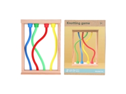 Juego De Nudos Magnéticos De Madera Para Niños: Lógica, Pensamiento Y Habilidades Educativas - Juguete