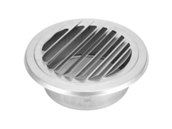 Rejilla De Ventilación Plana, Acero Inoxidable 304, 125 Mm, Redonda, Resistente Al Viento Y A Los Insectos.
