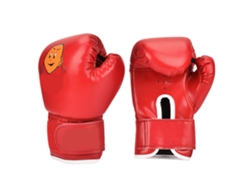 Guantes de boxeo infantiles de piel sintética para entrenamiento y sparring (rojo) 2026