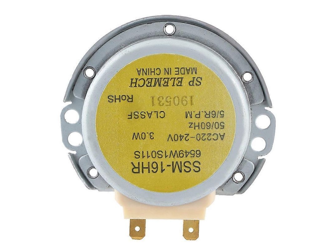 Compatible Con El Plato Giratorio Para Microondas Lg 6549w1s011s, Motor Síncrono Para Horno Microondas Ssm16hr, Ca 220/240 V.