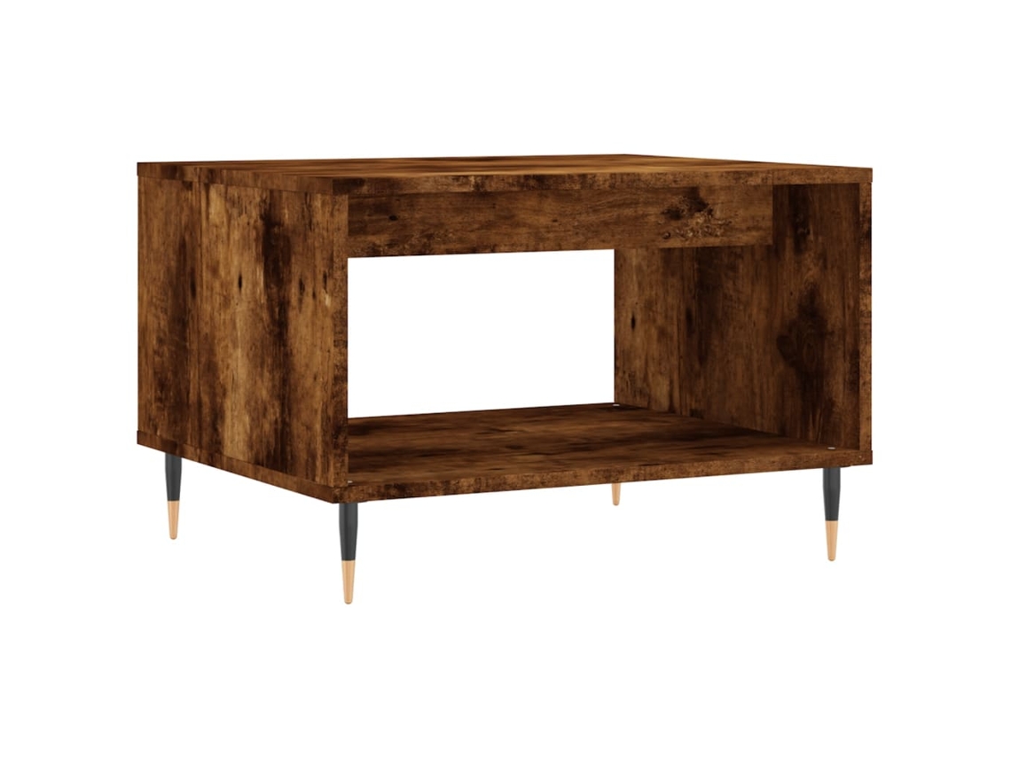 Mesa de centro, madera procesada, roble ahumado, MAISON EXCLUSIVE (60x50x40 cm)