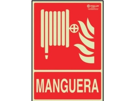Señal 7004 plástico 297x210 manguera lum manguera (abajo)