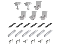 Soporte Para Paneles Solares, Kit De Montaje En Techo, Accesorios De Aluminio Para Paneles Solares Al6005-t5