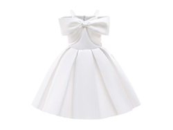 Vestido De Fiesta Con Lazo Para Niñas, Tutú, Para Graduación, Boda, Dama De Honor Gek