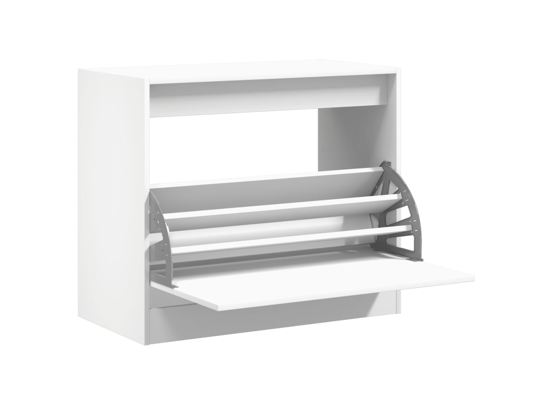 Maison Exclusive - Zapatero De Madera De Ingeniería Blanco 80x42x69 Cm