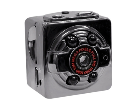 Mini cámaras espía ocultas Cámara de vigilancia de seguridad para el hogar inalámbrica pequeña 1080P HD Negro