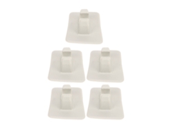 5 Abrazaderas De Plástico Para Remos De Canoa, Para Botes Inflables, Kayaks Y Canoas (color Gris)