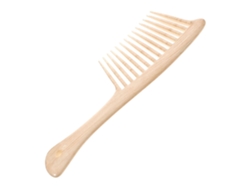 Peine de dientes anchos para el cuidado del cabello, para uso doméstico, beige, 20 x 10 x 0,5 cm, 1 pieza Jinyubo Store