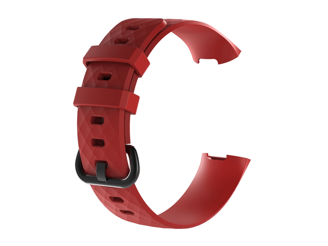 Correa para Fitbie Charge 3 roja (unicolor, gama alta)
