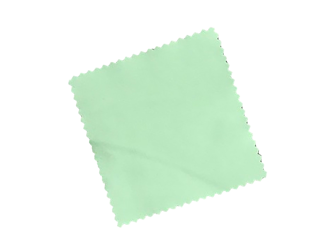 Paño de limpieza para gafas de 6 x 8 cm, de terciopelo de doble cara, para joyas, color verde fruta, dorado y plateado, 100 unidades