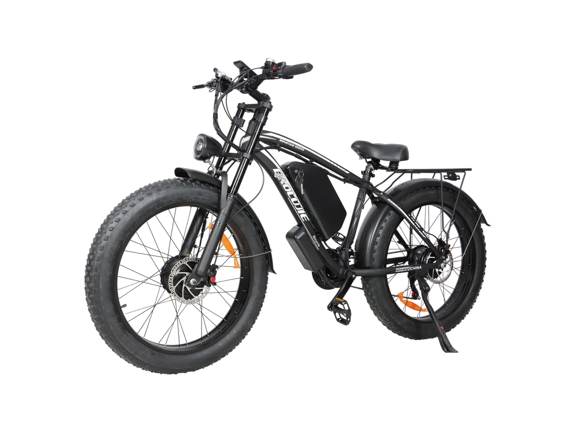 Bicicleta Eléctrica Baolujie Dp2602 Con Doble Motor Y Batería De 48 V Y 23 Ah.