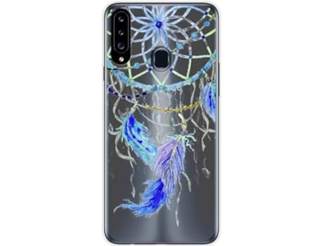 Carcasa Samsung Galaxy A20s TUMUNDOSMARTPHONE Dibujos Transparente Multicolor